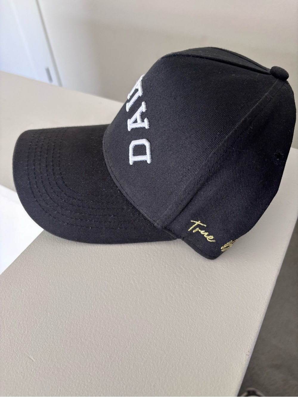 True Brvnd - Dallas Upsidedown SnapBack in all black - Picture 2 of 3